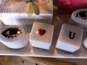 Wicked cool Eye Heart U porcelain gift boxes at Awesome Orchids on Pineapple Street