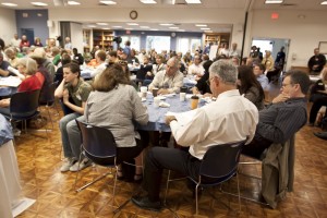 Crowd at February meeting.